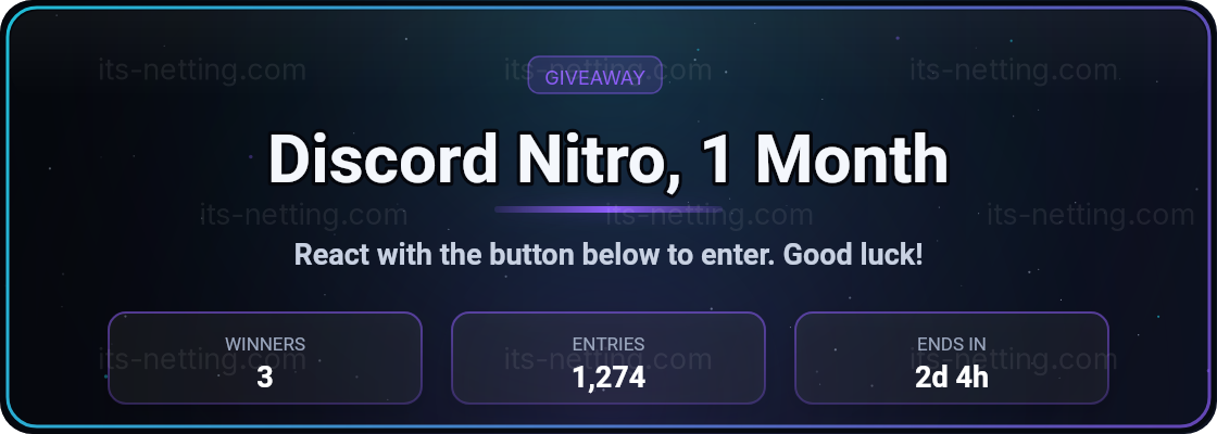 Giveaway